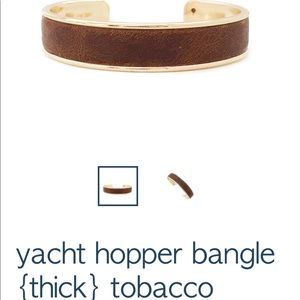 Boateak Yacht Hopper Bangle Thick Tobacco-New